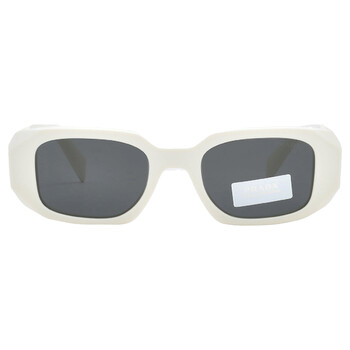 Dark Grey Rectangular Sunglasses PR 17WS 1425S0