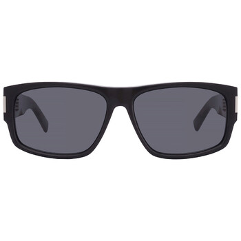 Dark Grey Rectangular Sunglasses SL 689 001