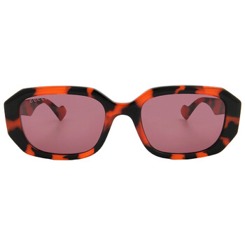 Dark Violet Geometric Sunglasses GG1535S 005