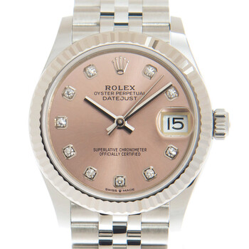 Datejust 31 Automatic Diamond Pink Dial Watch 278274PDJ