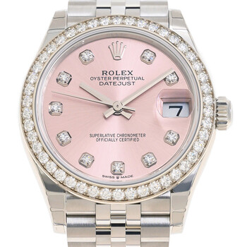 Datejust 31 Automatic Diamond Pink Dial Watch 278384PDJ