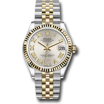 Datejust 31 Automatic Diamond Silver Dial Watch 278273SRJ