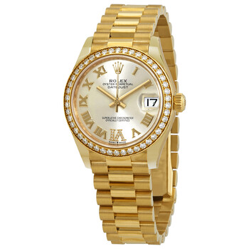 Datejust 31 Automatic Diamond Silver Dial Watch 278288SRDP