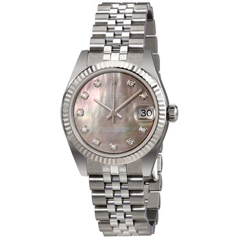 Datejust 31 Black Mother of Pearl Dial Automatic Watch 178274BMDJ