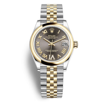 Datejust 31 Dark Grey Dial Steel and 18kt Yellow Gold Jubilee Watch 278243GYRDJ