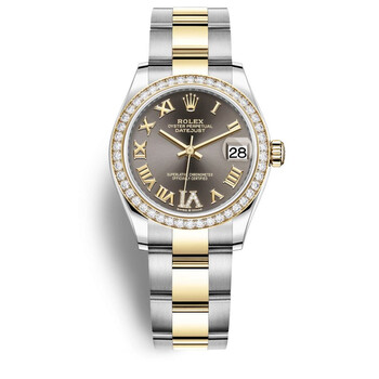 Datejust 31 Grey Dial Steel and 18kt Yellow Gold Oyster Watch 278383GYRDO