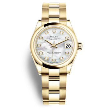 Datejust 31 Mother of Pearl Diamond 18kt Yellow Gold Oyster Watch 278248MDO