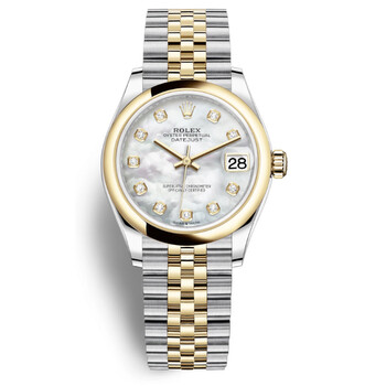 Datejust 31 Mother of Pearl Diamond Dial Steel and 18kt Yellow Gold Jubilee Watch 278243MDJ