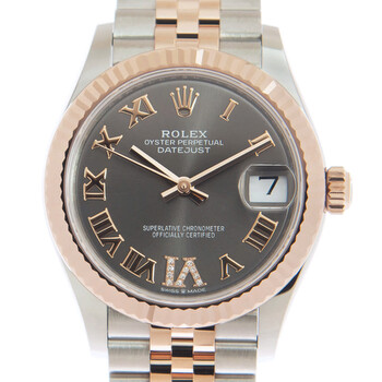 Datejust 31 Rhodium Diamond Dial Automatic Steel and 18kt Everose Gold Jubilee Watch 278271DRRDJ
