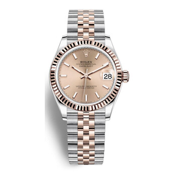 Datejust 31 Rose Dial Automatic Steel and 18kt Everose Gold Jubilee Watch 278271PKSJ