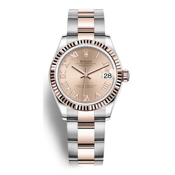 Datejust 31 Rose Dial Automatic Steel and 18kt Everose Gold Oyster Watch 278271PKRO