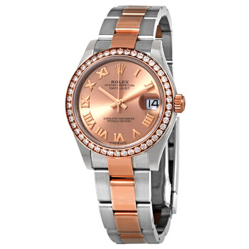 Datejust 31 Rose Dial Automatic Steel and Everose Gold Oyster Watch 278381PRO