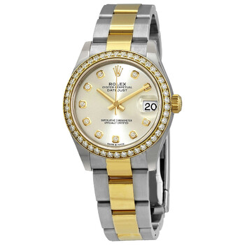 Datejust 31 Silver Dial Automatic Steel and 18kt Yellow Gold Oyster Watch 278383SDO