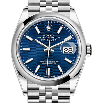 Datejust 36 Automatic Blue Dial Watch 126200BLFSJ