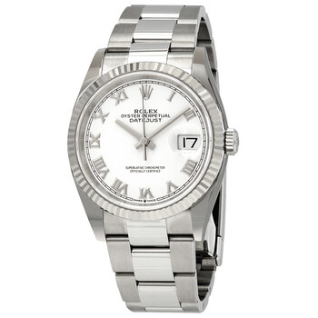 Datejust 36 Automatic White Dial Oyster Watch 126234WRO
