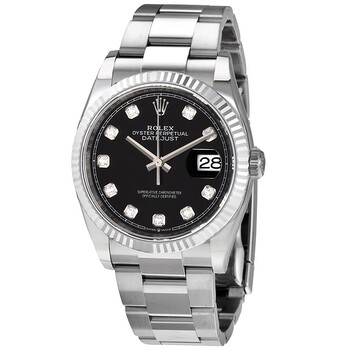 Datejust 36 Black Diamond Dial Automatic Oyster Watch 126234BKDJ