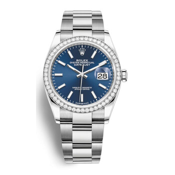 Datejust 36 Blue Dial Automatic Oyster Watch 126284BLSO