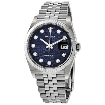Datejust 36 Blue Jubilee Diamond Dial Watch 126234BLJDJ