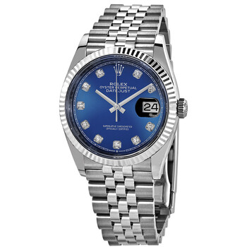 Datejust 36 Diamond Blue Dial Watch 126234BLDJ