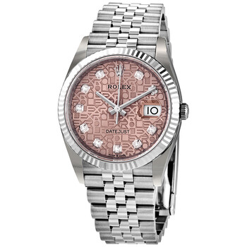 Datejust 36 Diamond Pink Jubilee Dial Watch 126234PJDJ