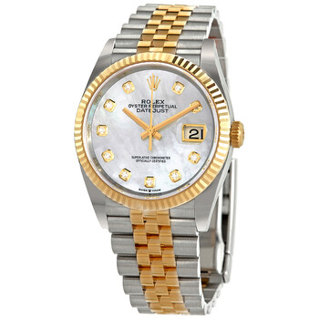 Datejust 36 Mother of Pearl Diamond Dial Watch 126233MDJ