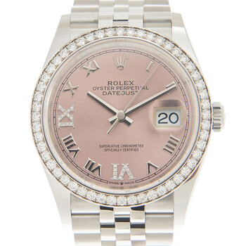 Datejust 36 Pink Diamond Dial Automatic Jubilee Watch 126284PRDJ