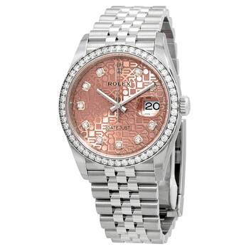 Datejust 36 Pink Jubilee Diamond Dial Automatic Watch 126284PJDJ