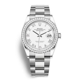 Datejust 36 White Dial Automatic Oyster Watch 126284WRO
