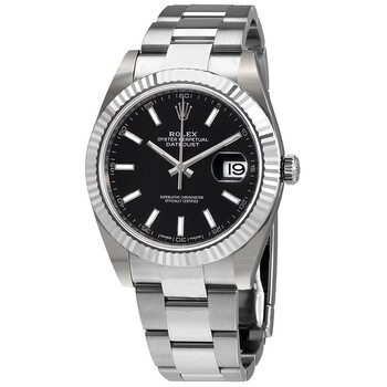 Datejust 41 Black Dial Stainless Steel Automatic Watch 126334BKSO
