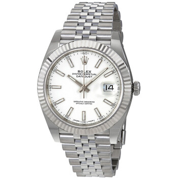 Datejust 41 White Dial Automatic Watch 126334WSJ