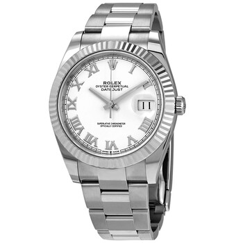 Datejust 41 White Dial Watch 126334WRO