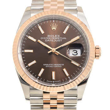 Datejust Automatic Chronometer Brown Dial Watch