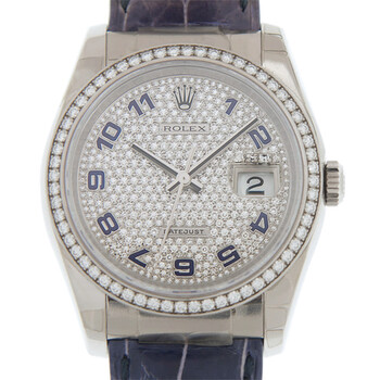 Datejust Automatic Chronometer Diamond Watch 116189PAVEL