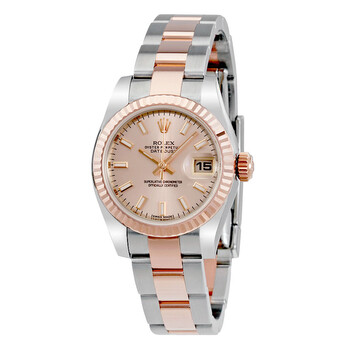 Datejust Automatic Stainless Steel w 18kt Rose Gold Watch179171PSO