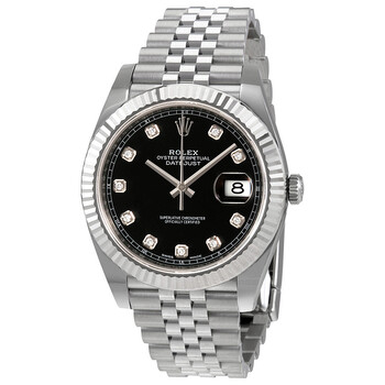 Datejust Black Diamond Dial Automatic Jubilee Watch 126334BKDJ