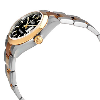 Datejust Lady 31 Black Dial Stainless Steel and 18K Yellow Gold Oyster Bracelet Automatic Watch 178243BKSO