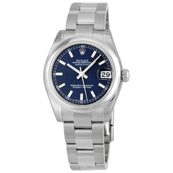 Datejust Lady 31 Blue Dial Stainless Steel Oyster Bracelet Automatic Watch 178240BLSO
