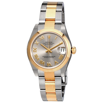 Datejust Lady 31 Grey Dial Stainless Steel and 18K Yellow Gold Oyster Bracelet Automatic Watch 178243GRO