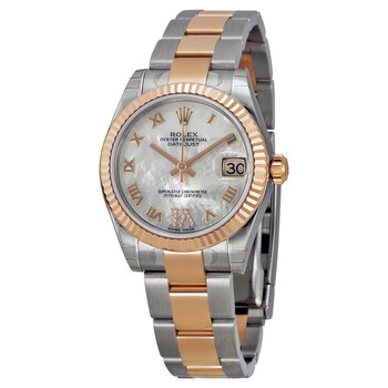 Datejust Lady 31 Mother of Pearl Dial Stainless Steel and 18K Everose Gold Oyster Bracelet Automatic Watch 178271MRO