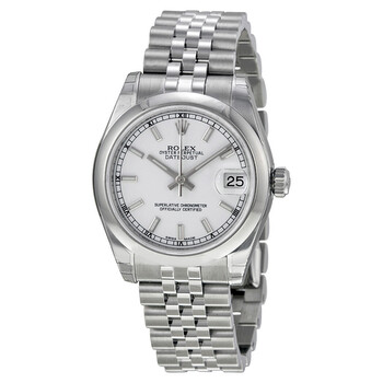 Datejust Lady 31 White Dial Stainless Steel Jubilee Bracelet Automatic Watch 178240WSJ