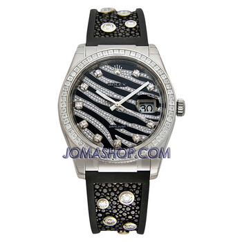 Datejust Zebra Stripe Diamond Dial Watch 116189BBR