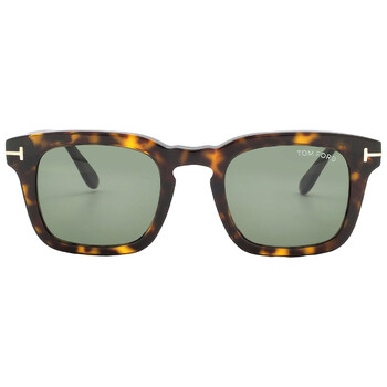 Dax Green Square Sunglasses FT0751 52N