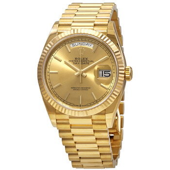 DayDate 36 Champagne Dial 18kt Yellow Gold President Watch 128238CSP