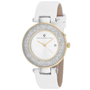 Dazzle Quartz Silver Dial Watch CV1223