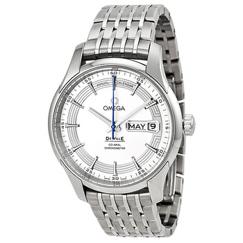 DeVille Hour Vision Silver Dial Stainless Steel Automatic Watch 431.30.41.22.02.001