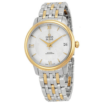 DeVille Prestige Mother of Pearl Dial Steel and Yellow Gold Watch 424.20.33.20.05.001