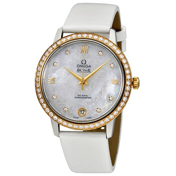 De Ville Mother Of Pearl Butterfly Dial Watch 424.27.33.20.55.002