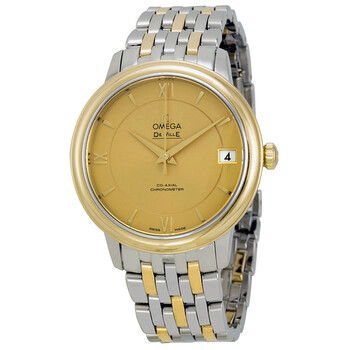 De Ville Prestige Automatic Champagne Dial Stainless Steel and Gold Watch