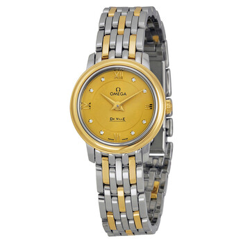 De Ville Prestige Champagne with Diamonds Dial Watch 424.20.24.60.58.001