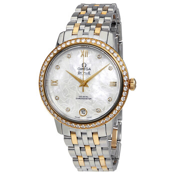 De Ville Prestige Mother of Pearl Butterfly Dial Watch 424.25.33.20.55.004